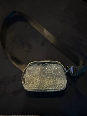LuluLemon Glitter Crossbody Belt Bag - Black